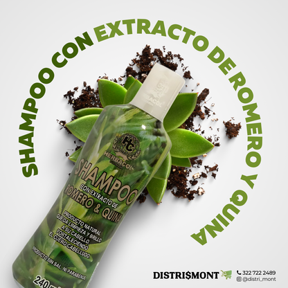 SHAMPOO DE ROMERO Y QUINA 1000ML