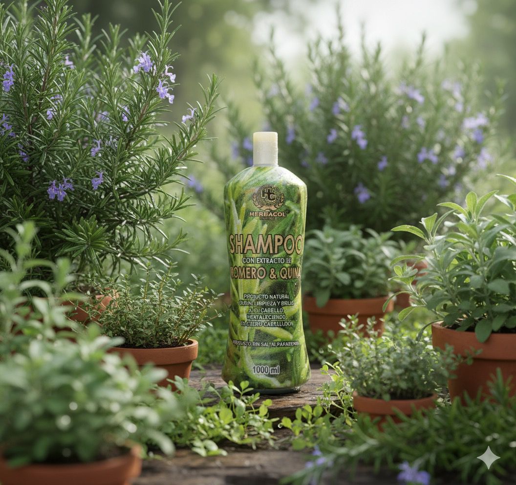SHAMPOO DE ROMERO Y QUINA 1000ML