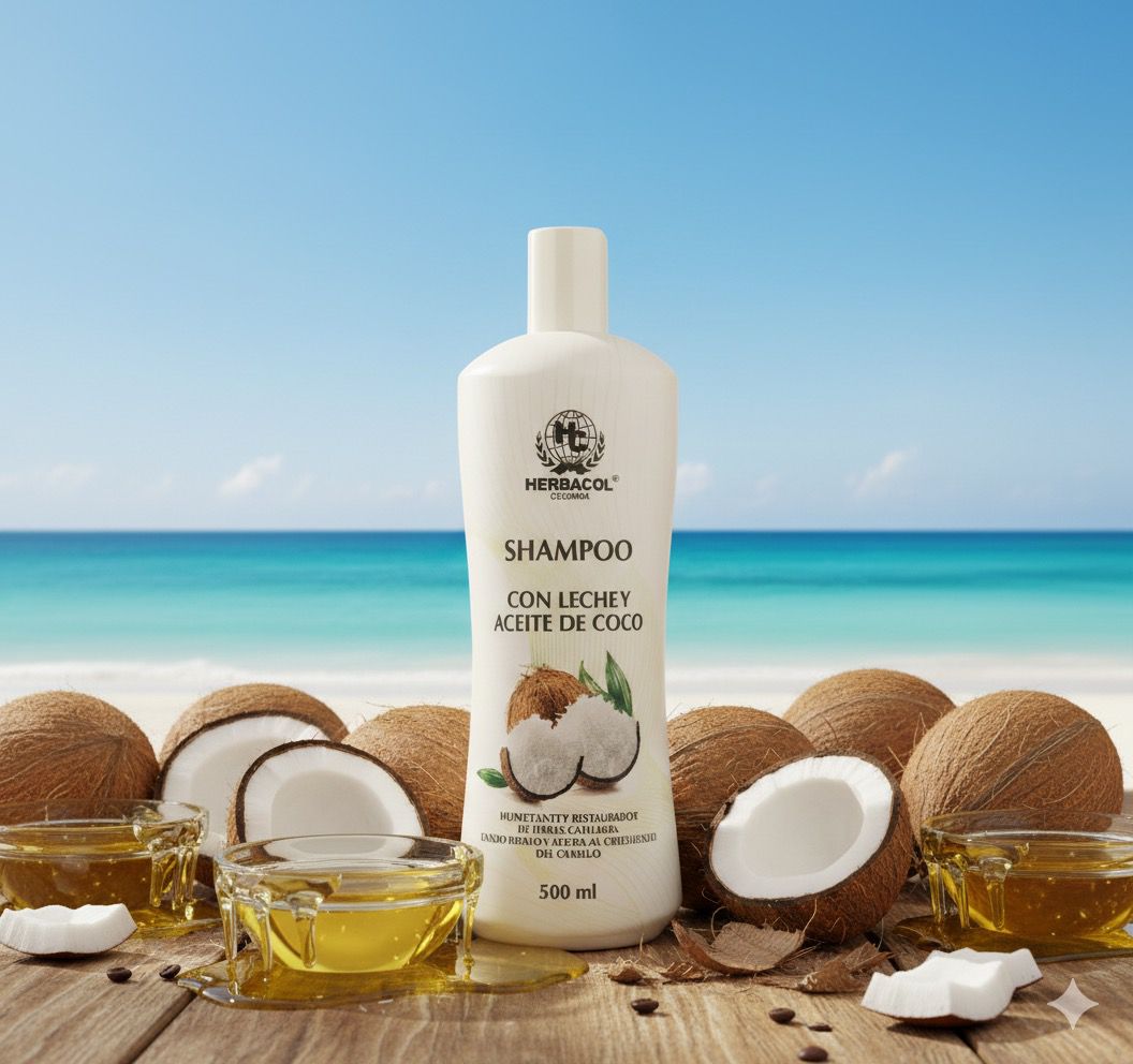 SHAMPOO CON LECHE Y ACEITE DE COCO 1000ML