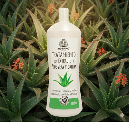 TRATAMIENTO ALOE VERA Y BIOTINA X1000